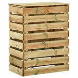 vidaXL Tuincompostbakken 2 st 80x50x100 cm geïmpregneerd grenenhout