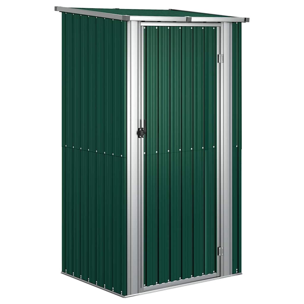 vidaXL Tuinhuis Groen 118,5x97x209,5 cm Gegalvaniseerd Staal