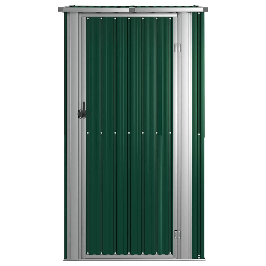 vidaXL Tuinhuis Groen 118,5x97x209,5 cm Gegalvaniseerd Staal