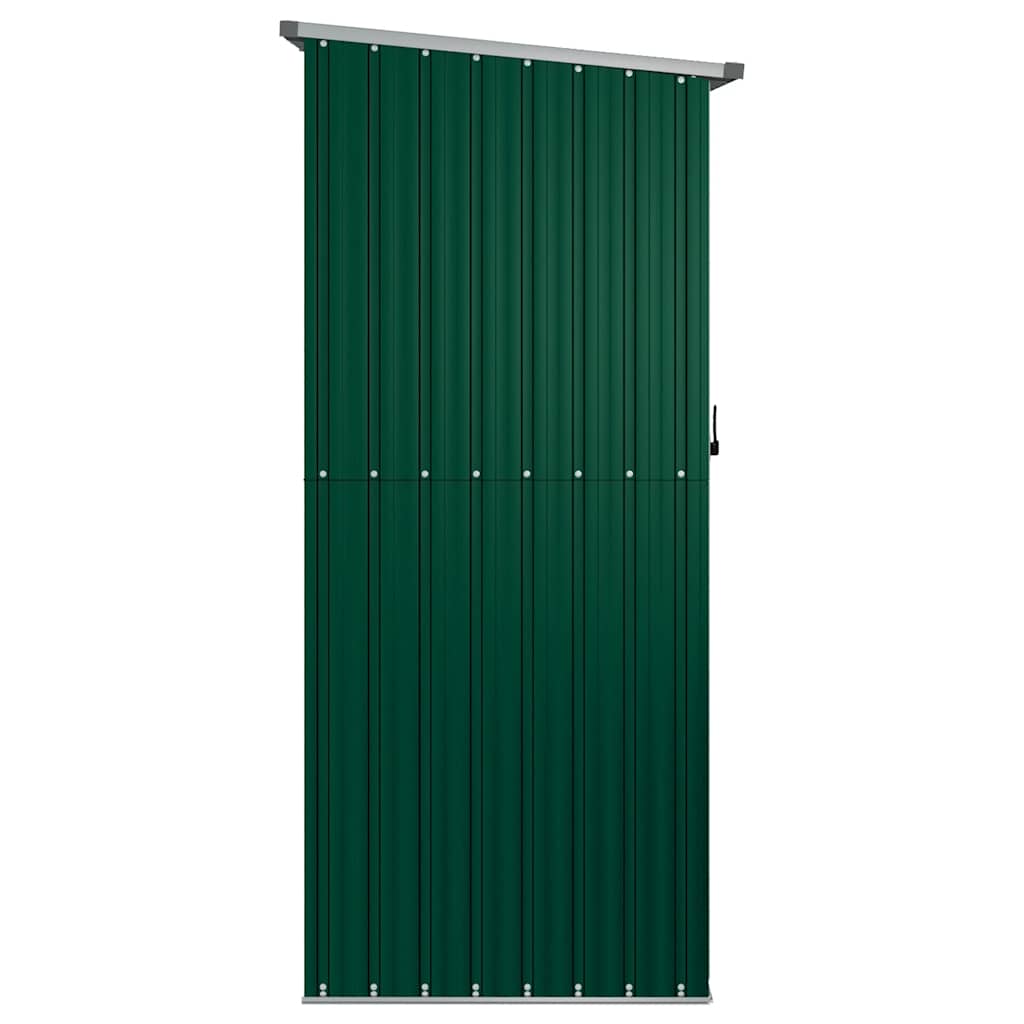 vidaXL Tuinhuis Groen 180,5x97x209,5 cm Gegalvaniseerd Staal