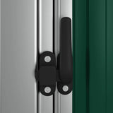 vidaXL Tuinhuis Groen 180,5x97x209,5 cm Gegalvaniseerd Staal