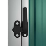 vidaXL Tuinschuur 88x89x161 cm gegalvaniseerd staal groen