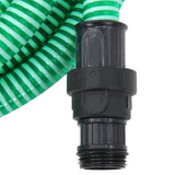 vidaXL Longueur avec raccords en PVC 1,1'' 4 m PVC vert