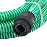 vidaXL Longueur avec raccords en PVC 1,1'' 4 m PVC vert