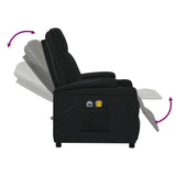 vidaXL Electric massage chair artificial leather black