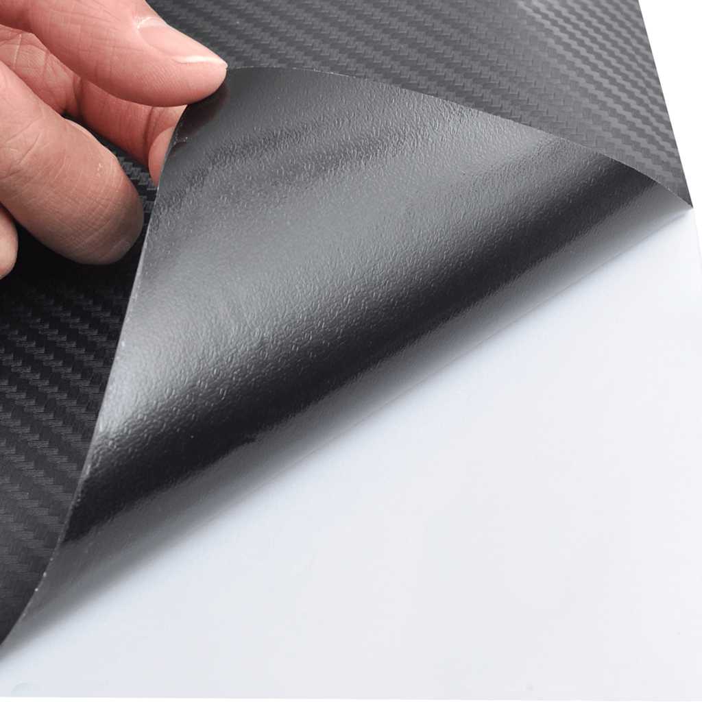 vidaXL Car Film 3D 100x150 cm black