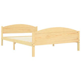 vidaXL Bedframe massief grenenhout 140x200 cm