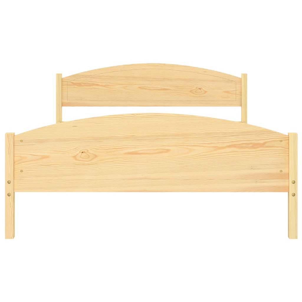 vidaXL Bedframe massief grenenhout 140x200 cm