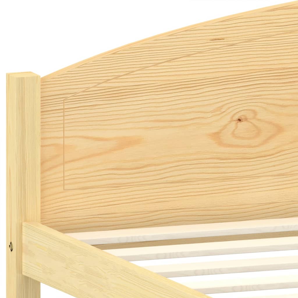 vidaXL Bedframe massief grenenhout 140x200 cm