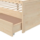 vidaXL Bedframe met lades massief grenenhout 90x200 cm