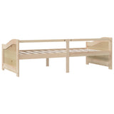 vidaXL Bedbank 3-zits massief grenenhout 90x200 cm