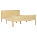vidaXL Cadre de lit massif vert grenenhout 120x200 cm