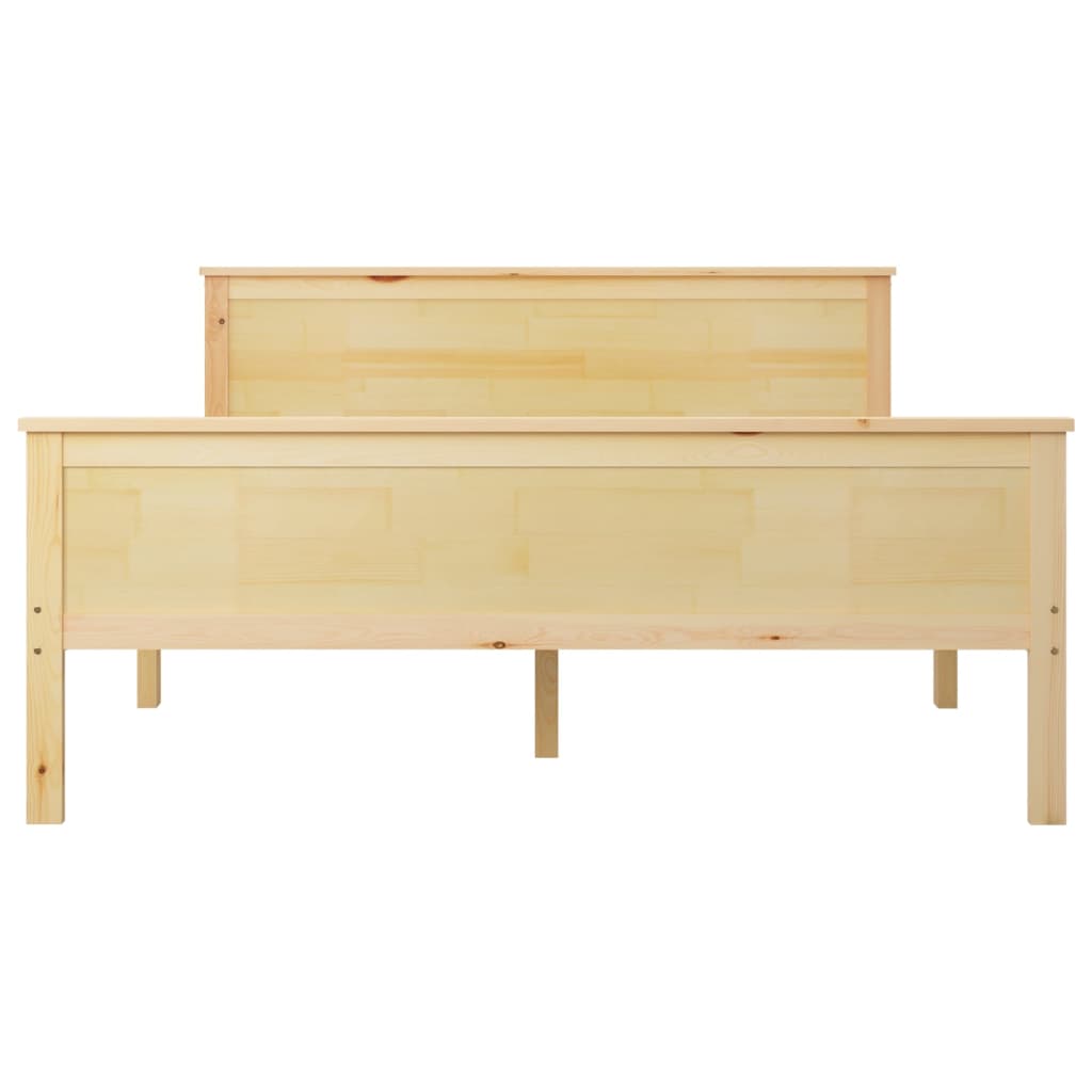 vidaXL Cadre de lit massif vert grenenhout 120x200 cm