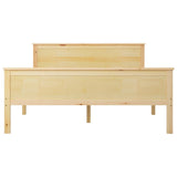vidaXL Cadre de lit massif vert grenenhout 120x200 cm