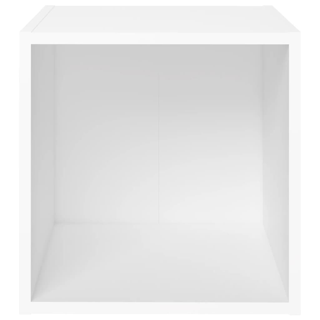 vidaXL 3-Piece TV Cabinet Set Engineered Wood White