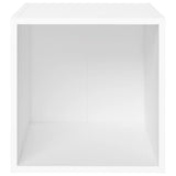 vidaXL 3-Piece TV Cabinet Set Engineered Wood White