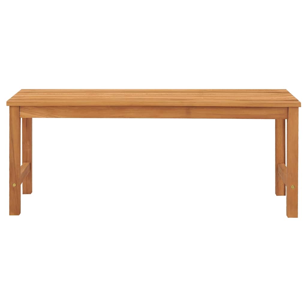 vidaXL Tuinbank 114 cm massief teakhout