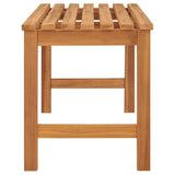 vidaXL Tuinbank 114 cm massief teakhout