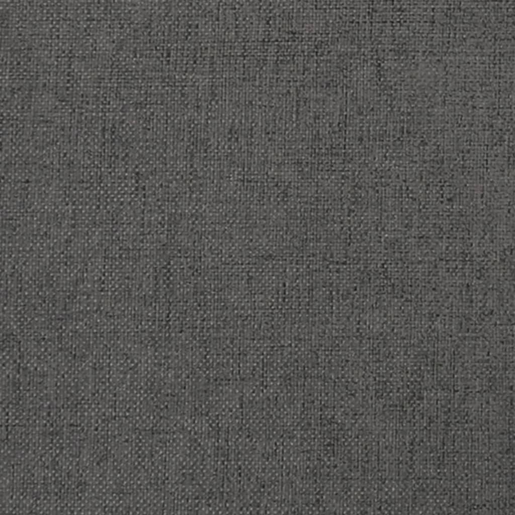 vidaXL 2-Seater Sofa Bed with 2 Pillows Fabric Dark Grey