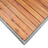 vidaXL Tuintafel 120x70x66 cm massief acaciahout grijs