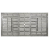 vidaXL Tuintafel (150-200)x100x75 cm massief acaciahout