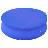 vidaXL Serviettes de plage 2 st rond 90 g/m² 460 cm PE