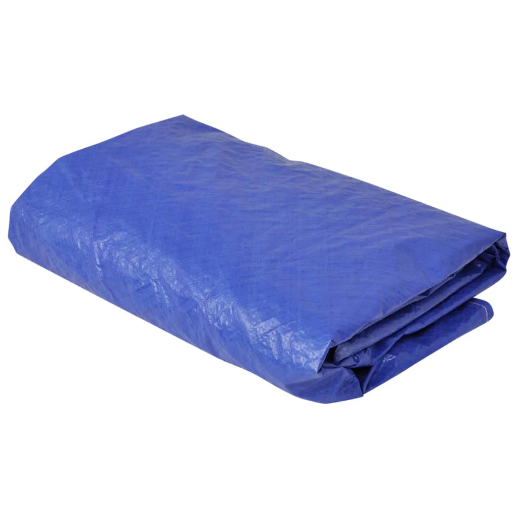 vidaXL Serviettes de plage 2 st rond 90 g/m² 460 cm PE