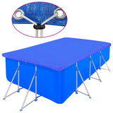 vidaXL Pool Covers 2 pcs rectangular 90 g/m² 394x207 cm PE