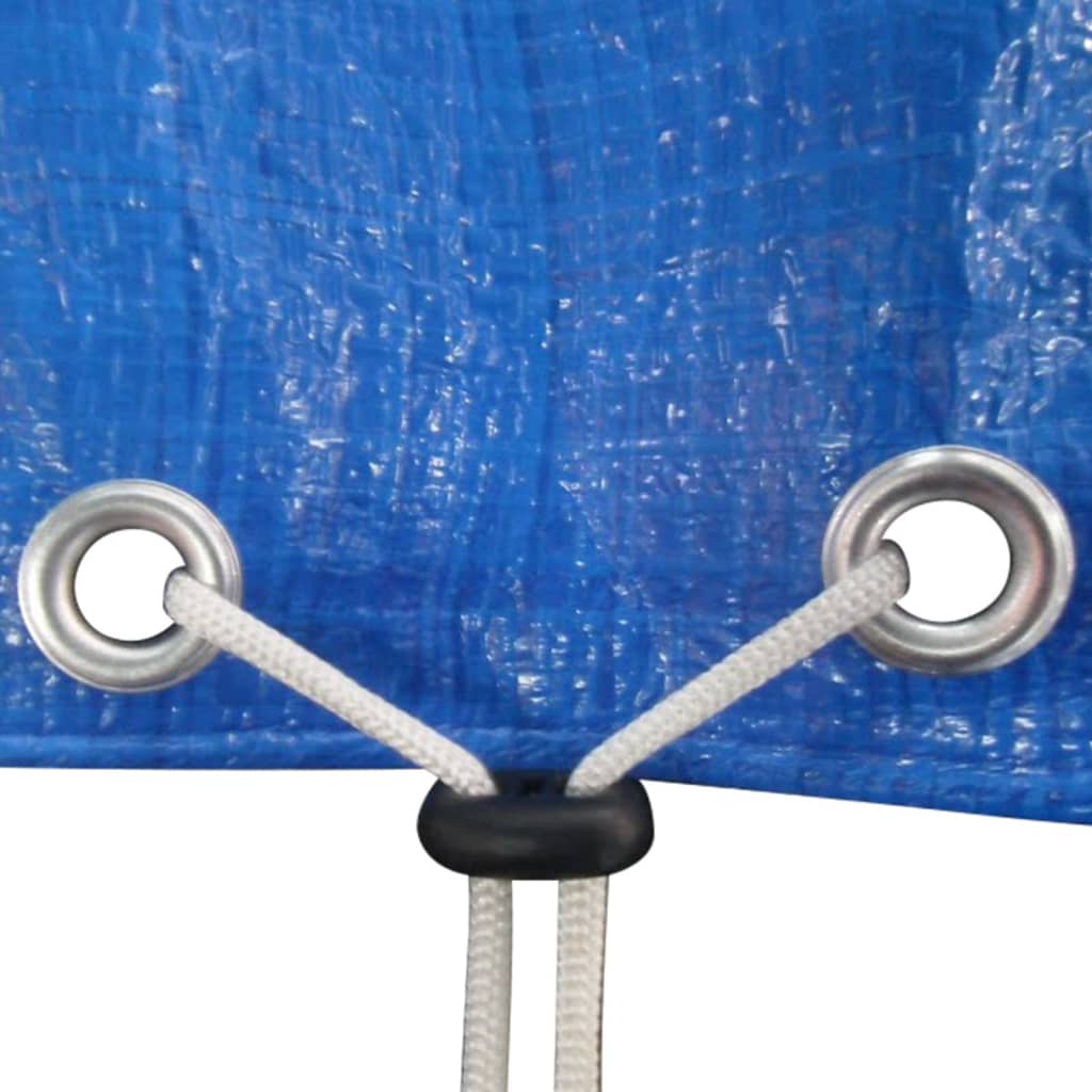vidaXL Pool Covers 2 pcs rectangular 90 g/m² 394x207 cm PE
