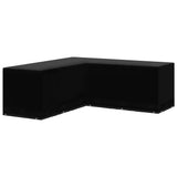 vidaXL Tuinmeubelhoezen 2 st L-vormig 12 oogjes 250x250x90 cm