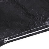 vidaXL Tuinmeubelhoezen 2 st L-vormig 12 oogjes 250x250x90 cm