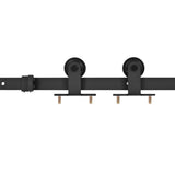vidaXL Sliding Door with Hardware 76x205 cm Aluminum and ESG Glass