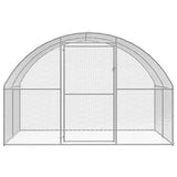 vidaXL Chicken Coop 3x2x2 m Galvanized Steel