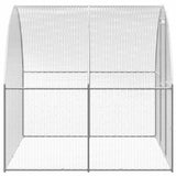 vidaXL Chicken Coop 3x2x2 m Galvanized Steel