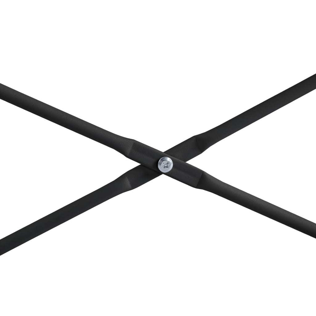 vidaXL Computerbureau 110x60x70 cm bewerkt hout zwart