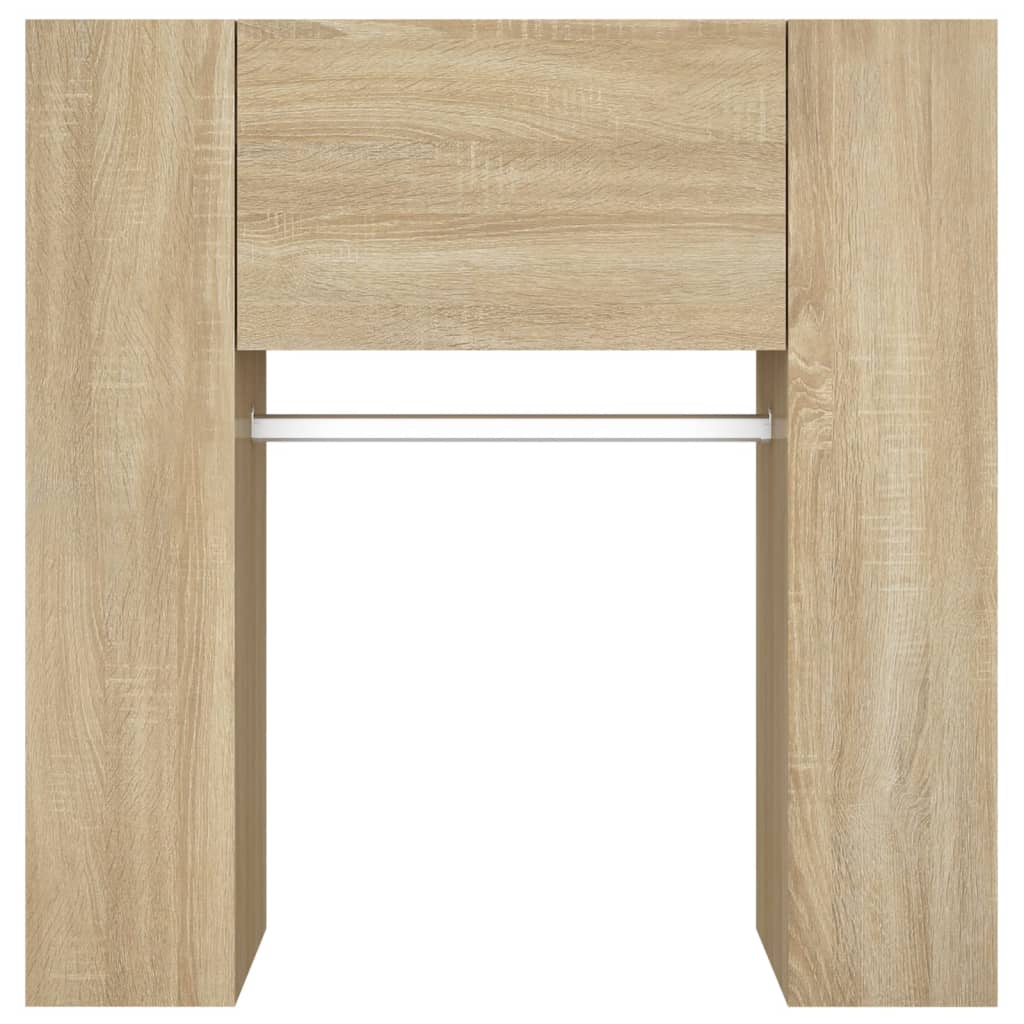 vidaXL Hallway Cabinets 2 pcs Engineered Wood Sonoma Oak Colour
