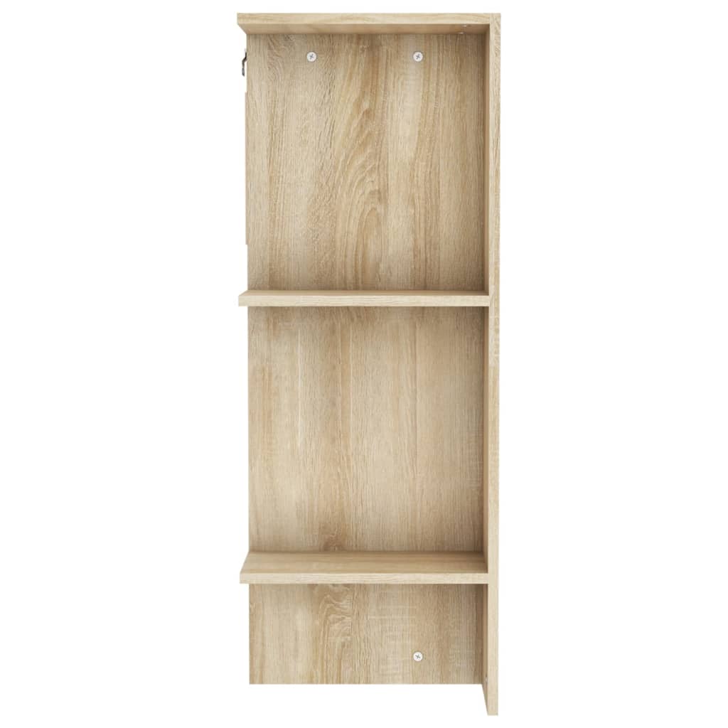 vidaXL Hallway Cabinets 2 pcs Engineered Wood Sonoma Oak Colour