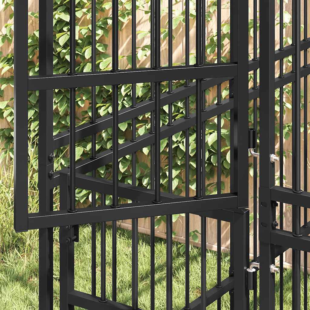 vidaXL Dog Kennel 1.84 m² Steel