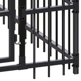 vidaXL Dog Kennel 1.84 m² Steel
