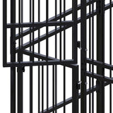 vidaXL Dog Kennel 1.84 m² Steel