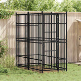 vidaXL Dog Kennel 1.84 m² Steel