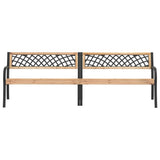 vidaXL Tuinbank dubbel 238 cm Chinees vurenhout
