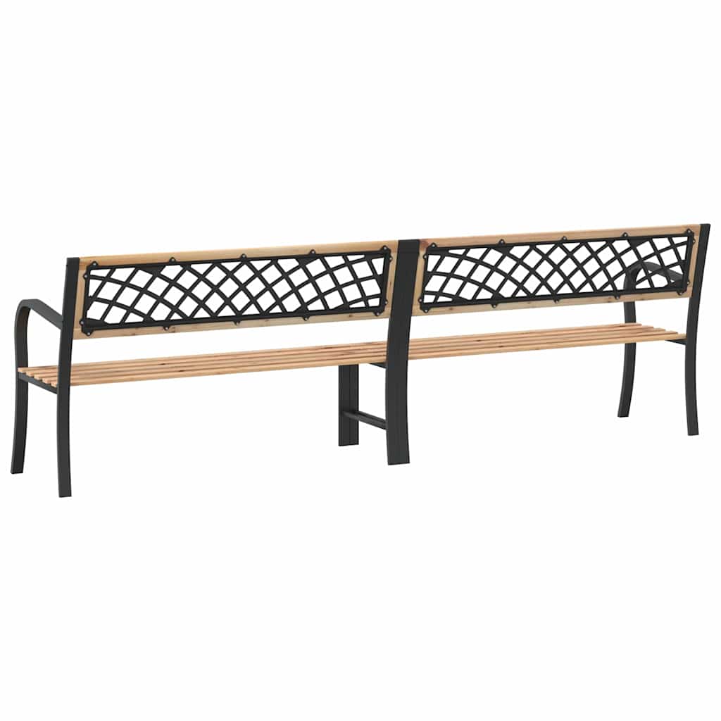 vidaXL Tuinbank dubbel 238 cm Chinees vurenhout