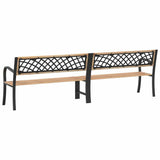 vidaXL Tuinbank dubbel 238 cm Chinees vurenhout