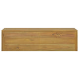 vidaXL Badkamerwandkast 60x45x30 cm massief teakhout