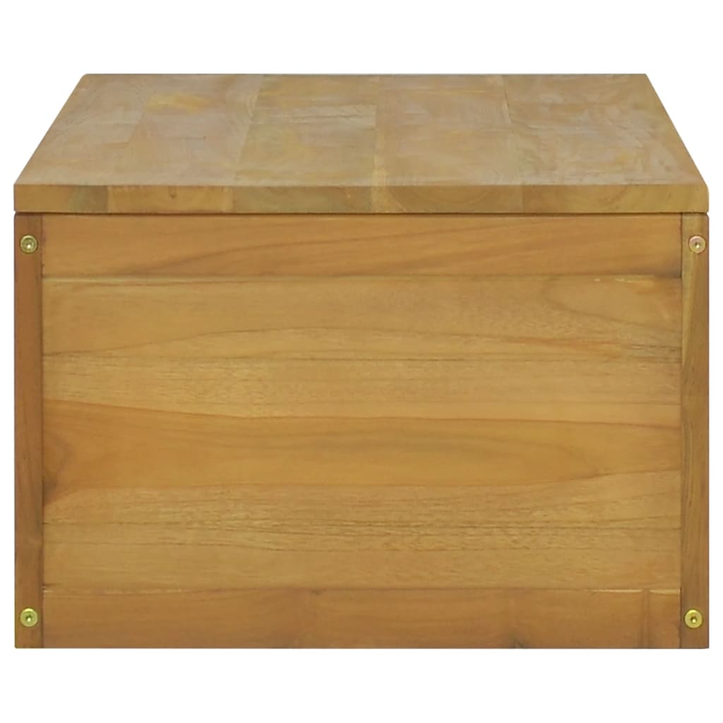 vidaXL Badkamerwandkast 60x45x30 cm massief teakhout