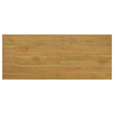 vidaXL Badkamerwandkast 60x45x30 cm massief teakhout