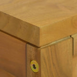 vidaXL Badkamerwandkast 60x45x30 cm massief teakhout