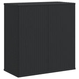 vidaXL Tuinbox 100x49x103,5 cm polyetheen rattan zwart