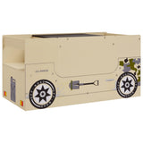 vidaXL 3-Piece Kids' Table and Chair Set Off-Road Car Design MDF